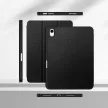 Tech-Protect Sc Pen Canvas Apple iPad 11 2025 / 10.9 2022 oldalra nyíló, kitámasztható mappa tok ceruza tartóval, fekete