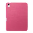 Tech-Protect Sc Pen Canvas Apple iPad 11 2025 / 10.9 2022 oldalra nyíló, kitámasztható mappa tok ceruza tartóval, magenta