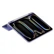 Tech-Protect Sc Pen Apple iPad Pro 13 2024 / 2025 oldalra nyíló, kitámasztható mappa tok ceruza tartóval, lila