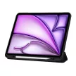 Tech-Protect Sc Pen Apple iPad Air 13 (2024 / 2025) oldalra nyíló, kitámasztható mappa tok ceruza tartóval, fekete