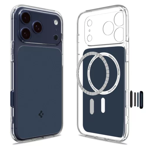 Spigen Ultra Hybrid T MagFit Apple iPhone 17 Pro Max / 18 Pro Max tok, MagSafe, Matte Blue, kék