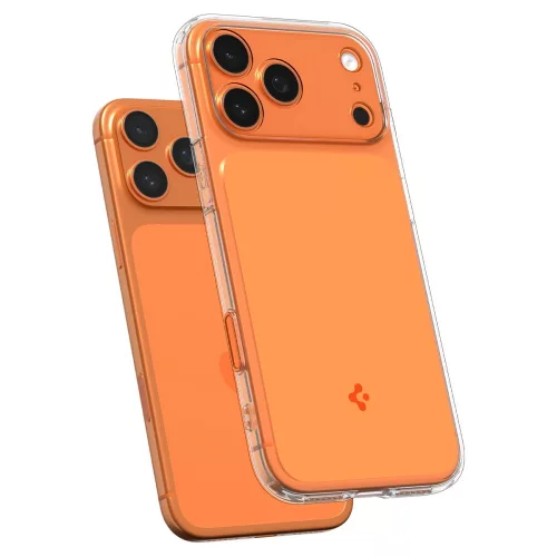 Spigen Ultra Hybrid T MagFit Apple iPhone 17 Pro / 18 Pro tok, MagSafe, Glossy Orange, narancs