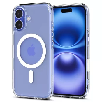   Spigen Ultra Hybrid T MagFit Apple iPhone 16 tok, MagSafe, White, fehér