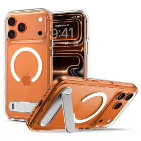   Spigen Ultra Hybrid S MagFit Apple iPhone 17 Pro / 18 Pro tok, MagSafe, Clear White, átlátszó-fehér