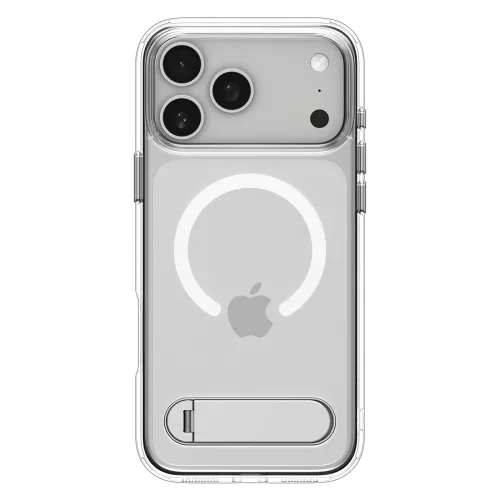 Spigen Ultra Hybrid S MagFit Apple iPhone 17 Pro Max / 18 Pro Max tok, MagSafe, Clear White, átlátszó-fehér