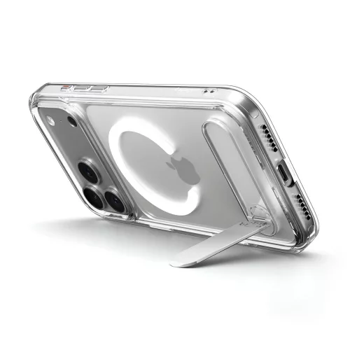 Spigen Ultra Hybrid S MagFit Apple iPhone 17 Pro Max / 18 Pro Max tok, MagSafe, Clear White, átlátszó-fehér