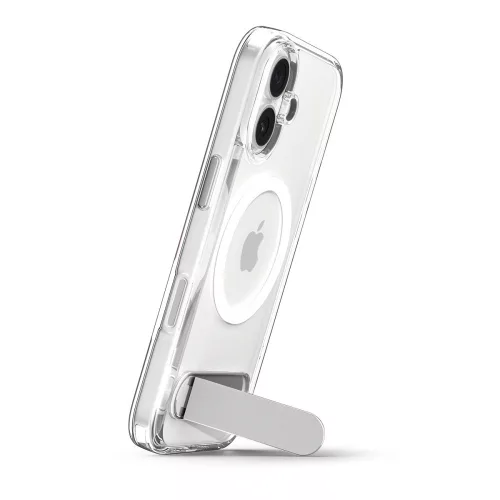 Spigen Ultra Hybrid S MagFit Apple iPhone 17 tok, MagSafe, Clear White, átlátszó-fehér