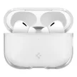 Spigen Liquid Crystal Apple Airpods Pro 3 szilikon tok, csuklópánttal, Crystal Clear, átlátszó