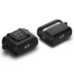 Spigen Lock Fit Apple Airpods Pro 3 fülhallgató tok, karabinerrel, matt fekete