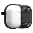 Spigen Rugged Armor Apple AirPods Pro 3 tok, karabinerrel, Matte Black, fekete