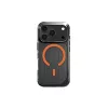 Uniq Combat Active Magclick Apple iPhone 17 Pro / 18 Pro MagSafe tok, fekete-narancs