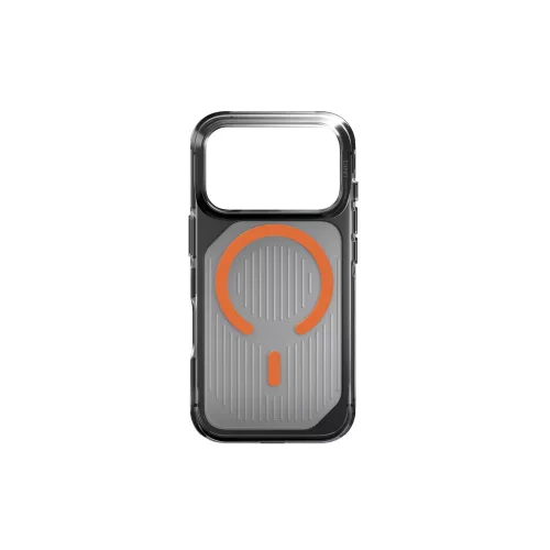 Uniq Combat Active Magclick Apple iPhone 17 Pro Max / 18 Pro Max MagSafe tok, fekete-narancs