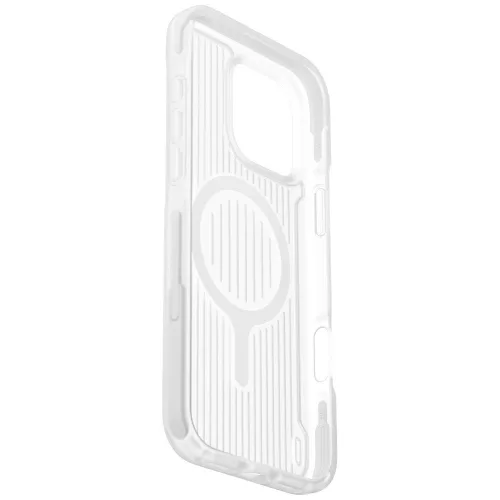 Uniq Combat Active Luminous Magclick Apple iPhone 16 Pro MagSafe tok, átlátszó-fehér (világítós)