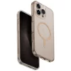 Uniq Clario Magclick Apple iPhone 16 Pro Max MagSafe tok, átlátszó-arany