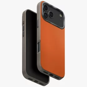   Uniq Lyden DS Magclick Apple iPhone 17 Pro Max / 18 Pro Max MagSafe tok, narancs-szürke