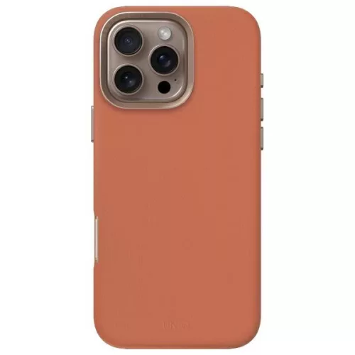 Uniq Lyden Magclick Apple iPhone 16 Pro MagSafe tok, narancs-barna (terracotta)