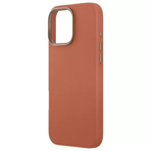 Uniq Lyden Magclick Apple iPhone 16 Pro MagSafe tok, narancs-barna (terracotta)