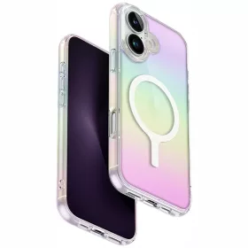   Uniq Hybrid Iridescia iPhone 16 Magsafe tok, színes (holographic)