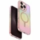 Uniq Hybrid Iridescia iPhone 16 Pro Magsafe tok, színes-rózsaszín (prism)