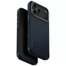   Uniq Keva Magclick Apple iPhone 17 Pro Max / 18 Pro Max MagSafe Aramid tok, sötétkék