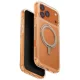 Uniq Swivix Apple iPhone 17 Pro Max / 18 Pro Max tok 360 fokban állítható kitámasztóval, átlátszó-arany