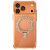 Uniq Swivix Apple iPhone 17 Pro / 18 Pro tok 360 fokban állítható kitámasztóval, átlátszó-arany