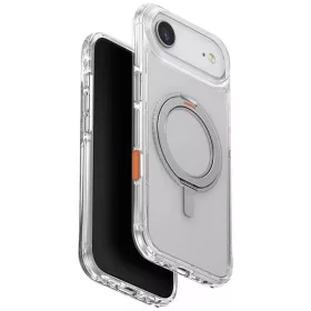   Uniq Swivix Apple iPhone Air (2025) tok 360 fokban állítható kitámasztóval, átlátszó