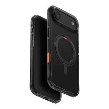   Uniq Swivix Apple iPhone Air (2025) tok 360 fokban állítható kitámasztóval, fekete