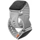 Uniq Fluo Apple Watch 40/41/42/44/45/46/49mm mágneses szíj, szürke