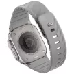 Uniq Fluo Apple Watch 40/41/42/44/45/46/49mm mágneses szíj, szürke