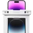 Spigen Aqua Shield A601 univerzális vízálló tok, fehér, 2 db / csomag