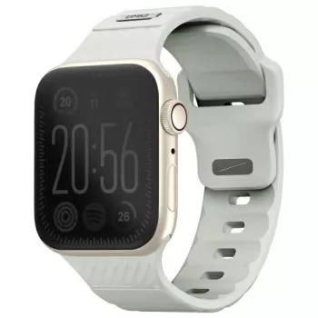   Uniq Stride KFM Apple Watch 1/2/3/4/5/6/7/8/9/10/11/SE/SE2/SE3 (40/41/42mm) gumis szilikon szíj, szürke