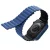 Uniq Revix Apple Watch 44/45/46/49mm mágneses szilikon szíj, állítható, kék-fekete