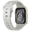 Uniq Stride KFM Apple Watch 44/45/46/49mm gumis szilikon szíj, szürke