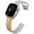 Uniq Stride De Rubber Apple Watch 44/45/46/49mm gumis szilikon szíj, bézs-sárga