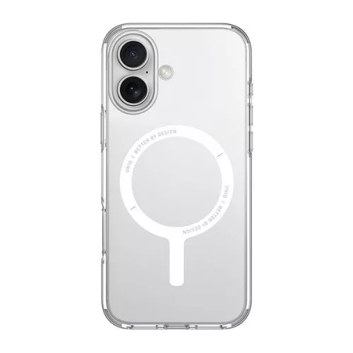 Uniq Clario Magclick Apple iPhone 16 MagSafe tok, átlátszó