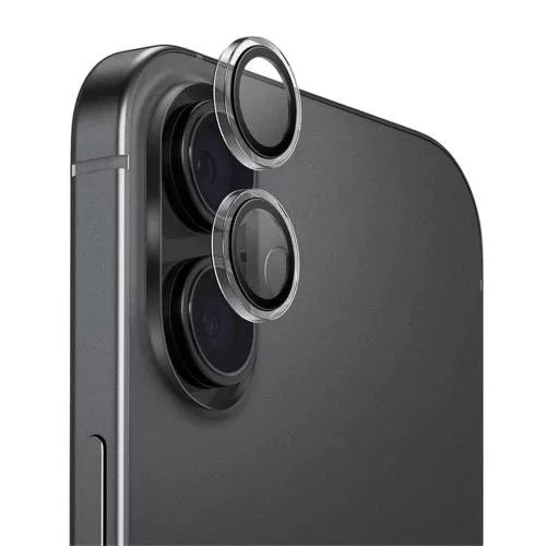 Uniq Optix Apple iPhone 17 tempered kameralencse-védő üvegfólia felhelyező kerettel, átlátszó