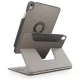 Uniq Rovus 360 Apple iPad 11 2025 / iPad 10.9 2022 mágneses tok kitámasztóval, 360 fokban forgatható, szürke