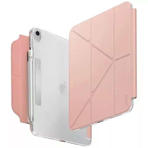 Uniq Camden Click Apple iPad 11 2025 / iPad 10.9 2022 műanyag tok, rózsaszín