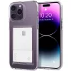 Spigen Crystal Slot Apple iPhone 14 Pro tok kártyatartóval, Crystal Clear, átlátszó