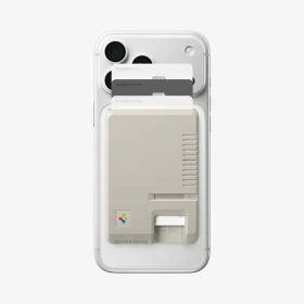 Spigen Classic LS MagFit kártyatartó, MagSafe, bézs