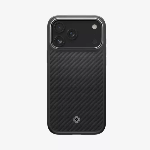 Spigen Enzo Aramid T MagFit Apple iPhone 17 Pro / 18 Pro tok, MagSafe, Black, fekete