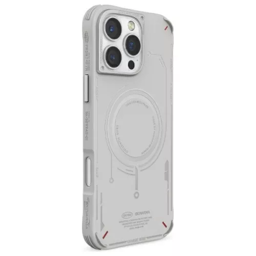Skinarma Mecha Apple iPhone 16 Pro Max mágneses tok, szürke