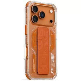  Skinarma Helio Apple iPhone 17 / 18 Pro Max mágneses tok kitámasztóval, narancs