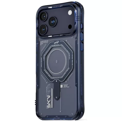 Skinarma Magma Apple iPhone 17 / 18 Pro mágneses tok, Magsafe kompatibilis, kék