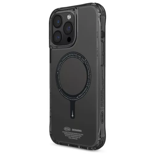 Skinarma Saido Apple iPhone 16 Pro Max mágneses tok, Magsafe kompatibilis, fekete