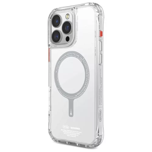 Skinarma Saido Apple iPhone 16 Pro Max mágneses tok, Magsafe kompatibilis, átlátszó