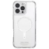 Skinarma Saido Apple iPhone 16 Pro mágneses tok, Magsafe kompatibilis, átlátszó-neonzöld (sötétben világító)