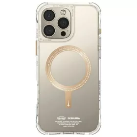  Skinarma Saido Apple iPhone 16 Pro mágneses tok, Magsafe kompatibilis, arany