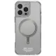 Skinarma Saido Apple iPhone 16 Pro mágneses tok, Magsafe kompatibilis, ezüst
